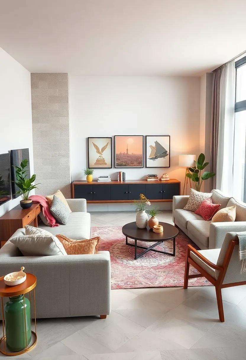 Use​ Multi-functional Furniture: Select sofas and coffee tables that ⁢offer hidden storage​ to ⁣maximize ‍space and keep clutter at bay