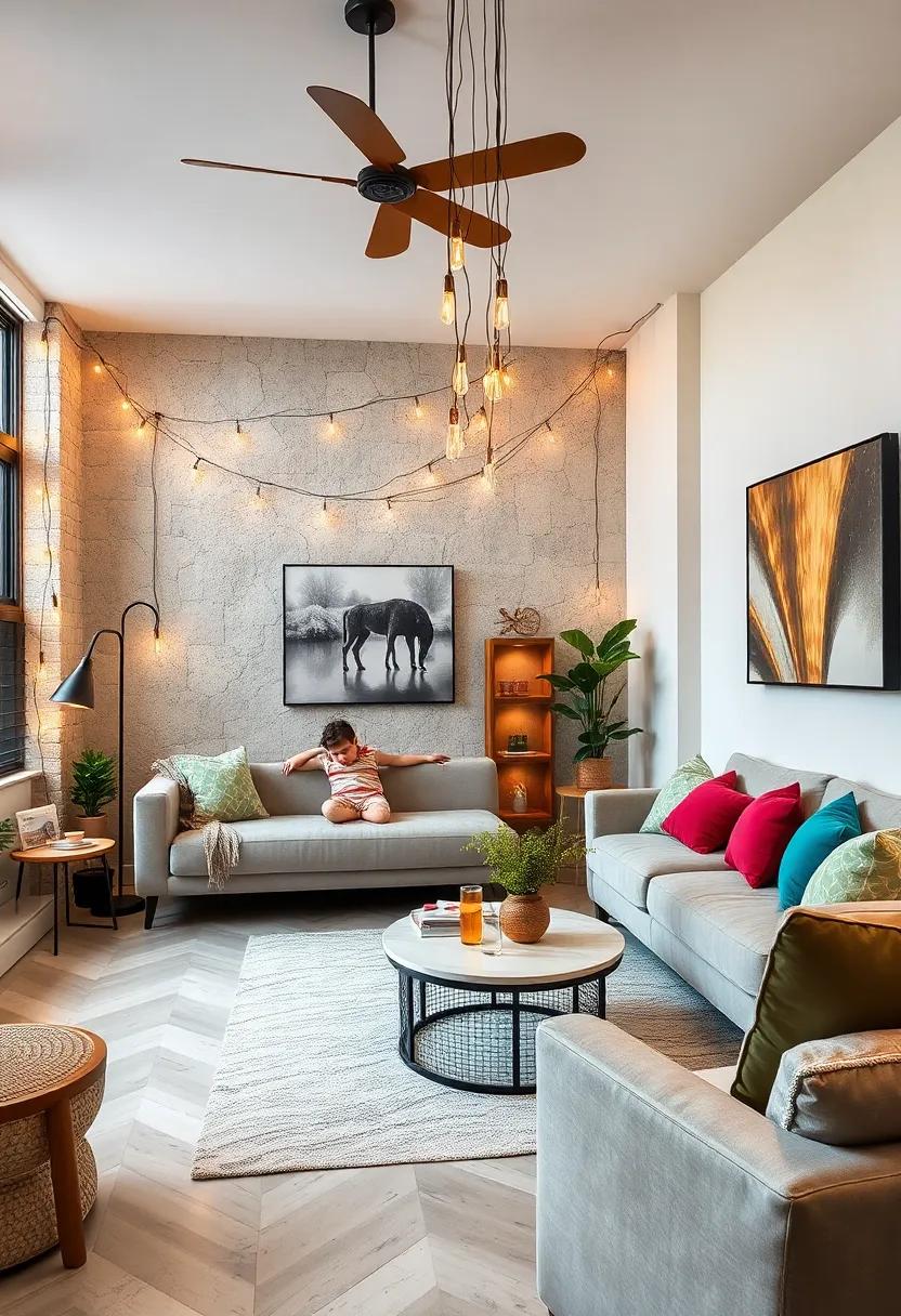 Hang String Lights: Add a whimsical touch ⁣with string lights‌ or​ fairy‌ lights to create a warm, inviting atmosphere