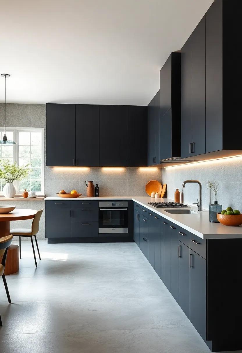 Create‌ a Minimalist Kitchen with Sleek Dark⁢ Gray Cabinets