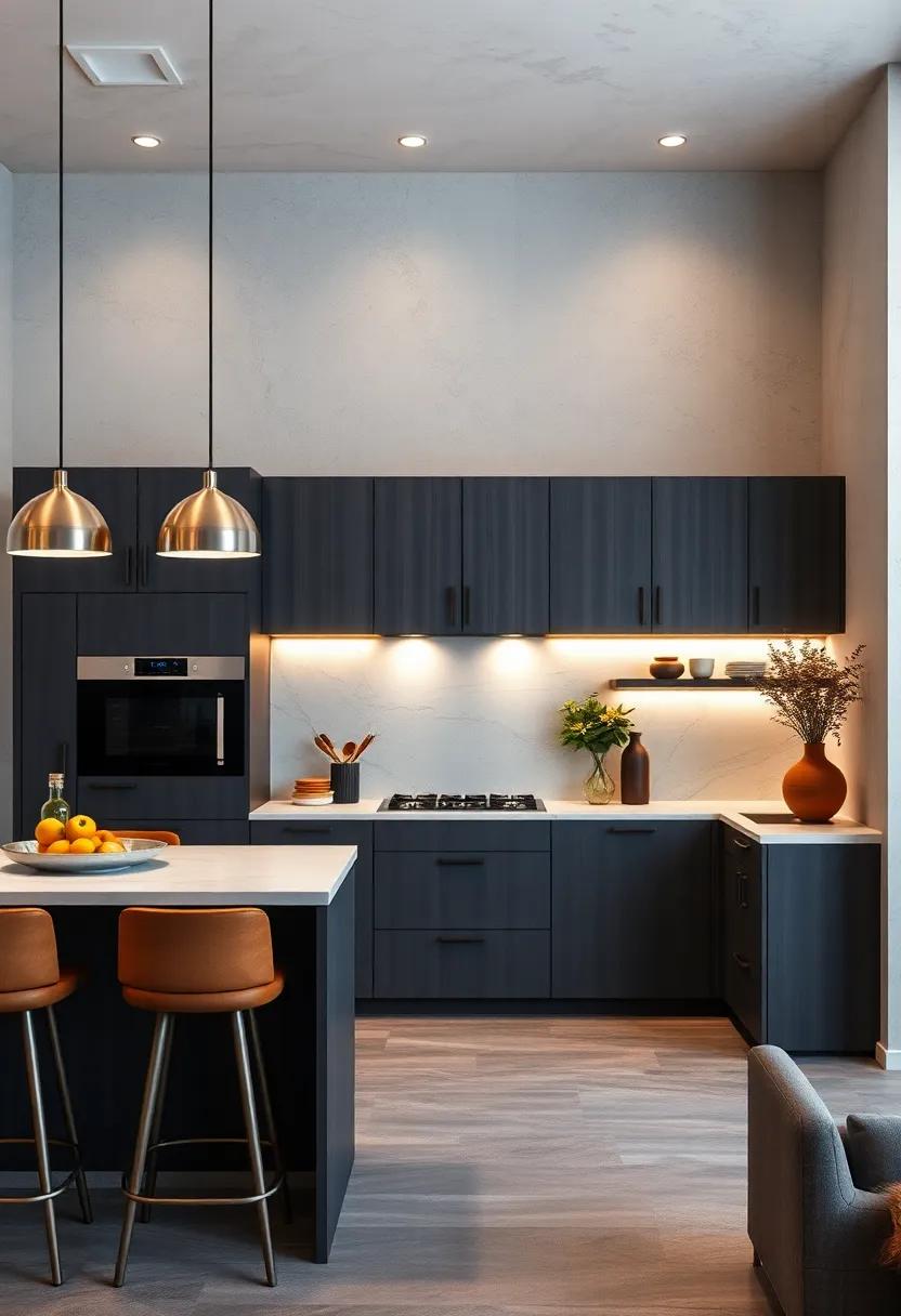 Use⁢ Lighting Under Cabinets to Create ⁤a Warm Glow