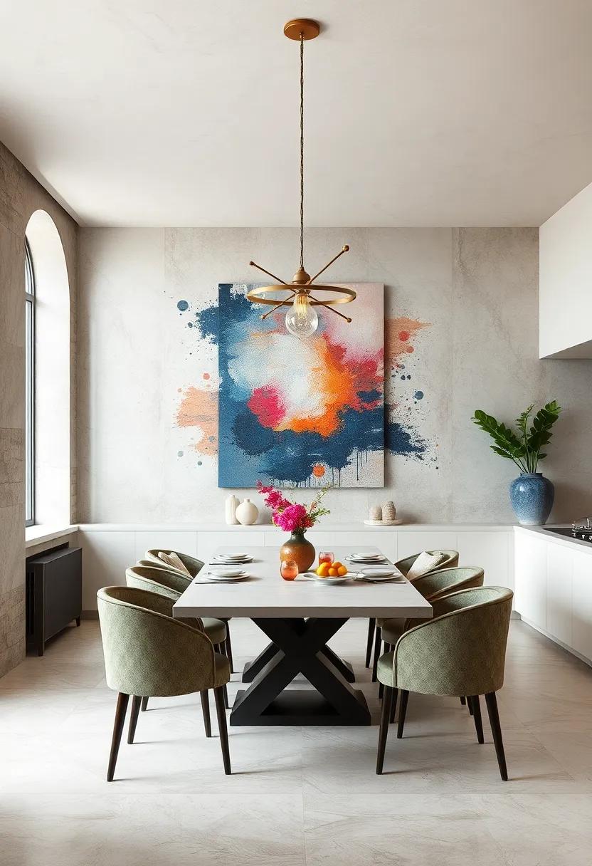 Abstract Art: Break away from traditional patterns ⁣with abstract designs that challenge the eye and spark‌ conversation