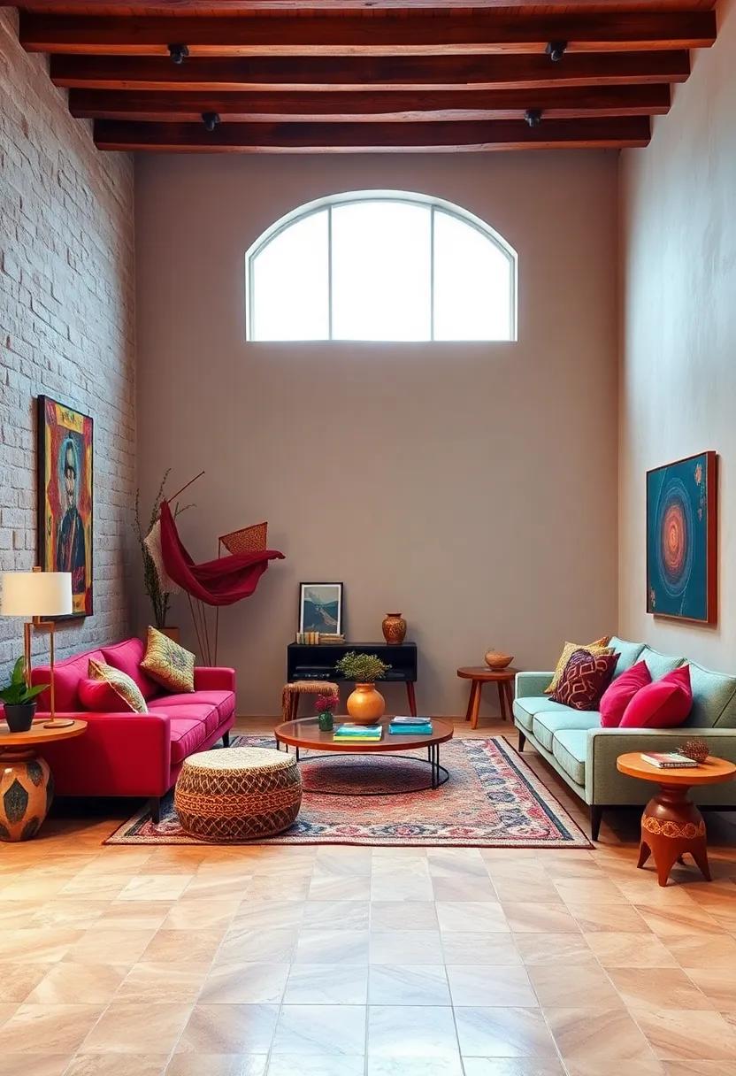 Embrace vibrant‍ color palettes inspired‌ by ‌Moroccan landscapes, ⁣utilizing deep ⁤reds, ‌rich blues, and golden yellows to⁤ create a warm and inviting⁣ atmosphere