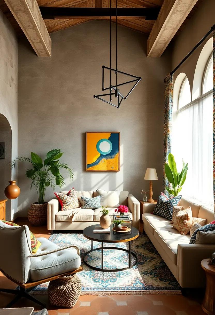 Layer textiles by ‌combining various patterns and textures, such as kilim rugs, embroidered pillows, and woven throws to add depth and comfort to your space