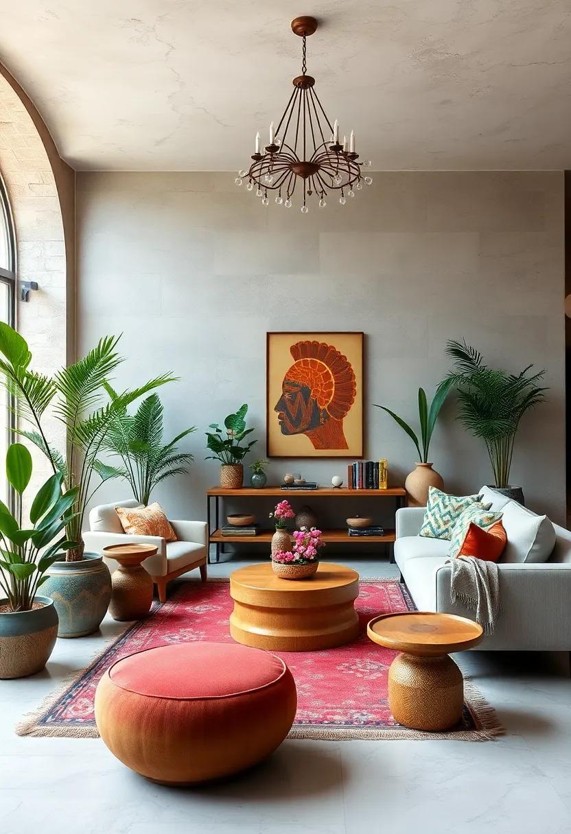 Integrate potted plants​ or small ‍trees, such⁤ as palm​ or olive trees, which not only⁣ enhance​ the aesthetic but also connect your indoor space with⁢ nature