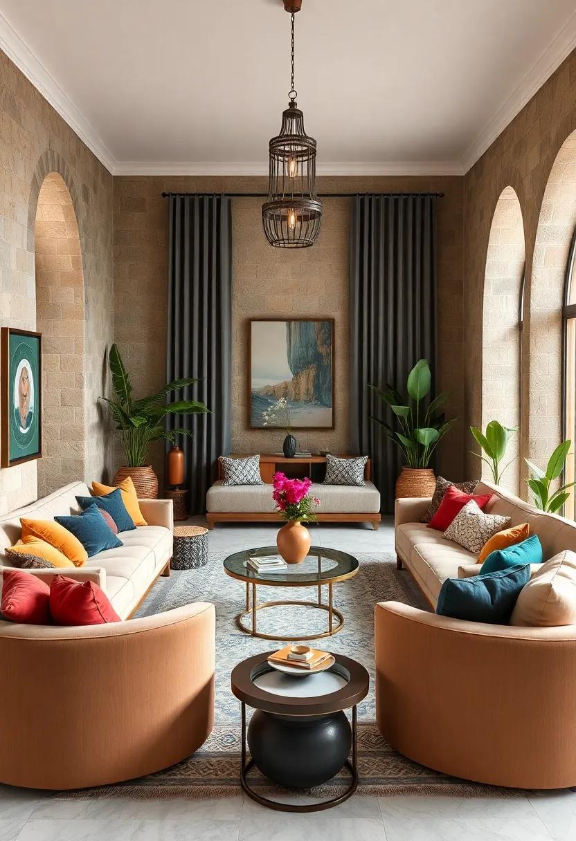 Explore different seating arrangements⁢ that ⁣encourage conversation, from a circular setup ​to asymmetrical⁢ designs, fostering⁢ a sociable⁢ atmosphere