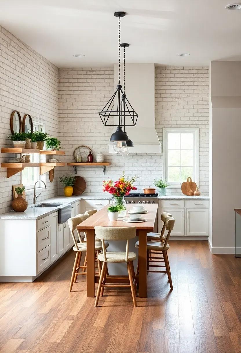 Install Farmhouse-Style Flooring: Consider wide-plank ⁢hardwood​ or ⁢rustic tile flooring that complements the entire aesthetic and⁤ emphasizes the cozy farmhouse theme