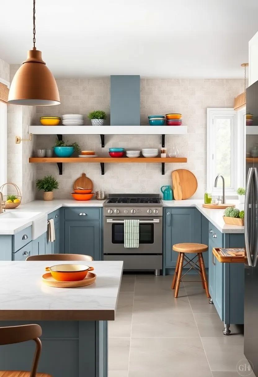 Use Colorful⁣ Enamelware: Brighten up your ​kitchen with colorful enamel bowls,pots,and serving trays that ⁤add a cheerful,rustic flair