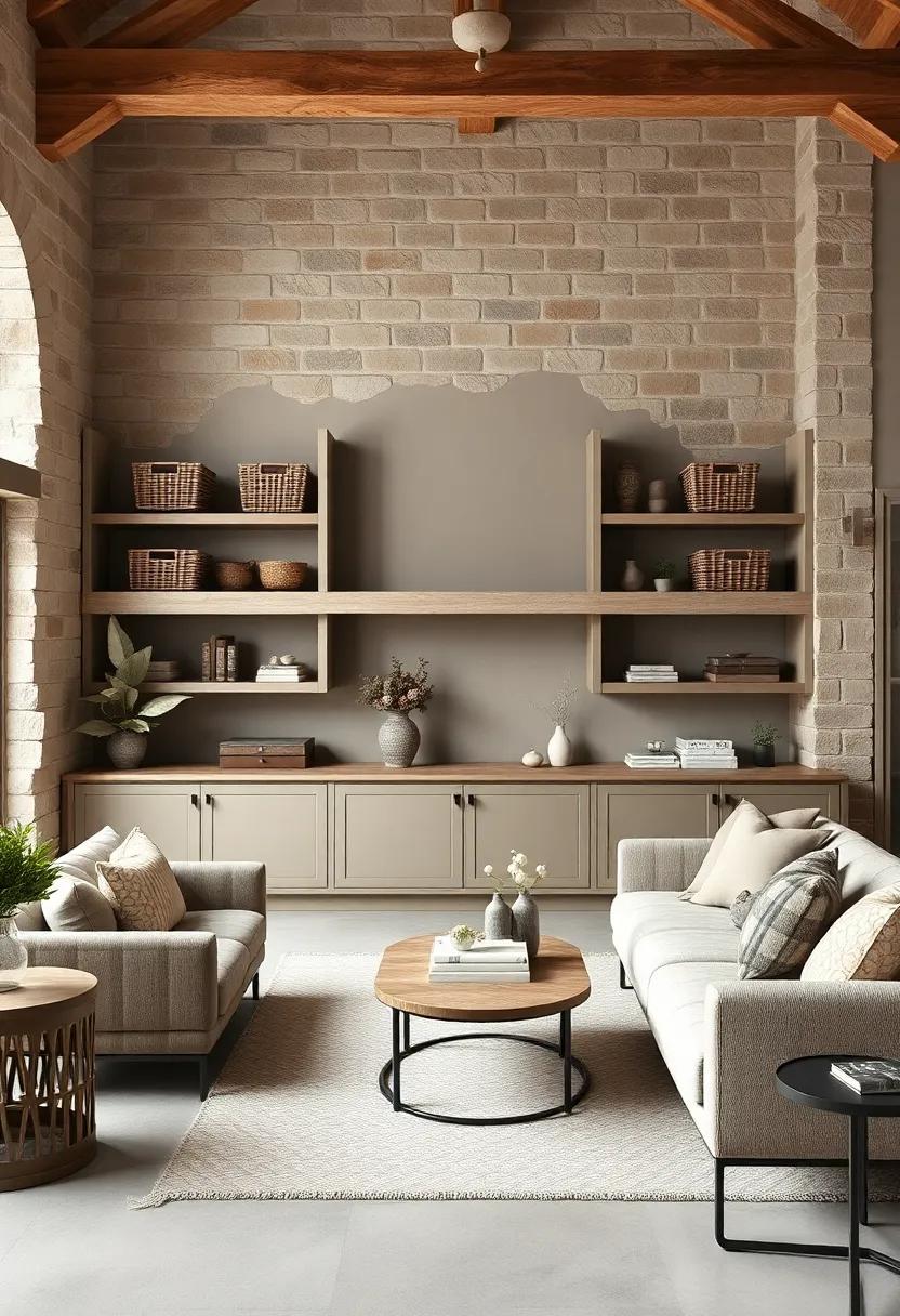 Open Shelves: Incorporate taupe-toned baskets or boxes on open shelves for ⁤functional⁢ yet stylish organization