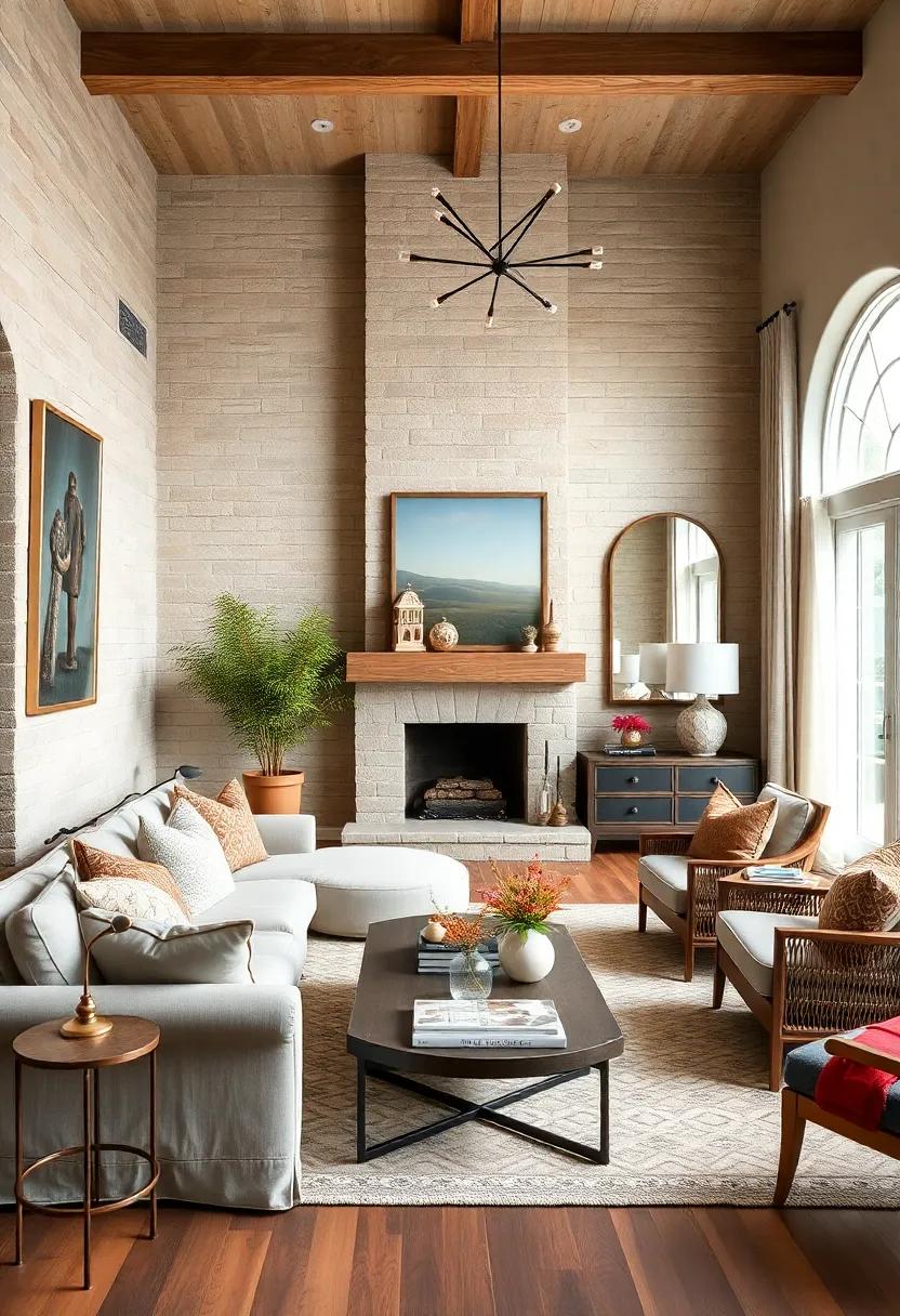 Mirrors with Character: Use taupe-framed mirrors to enhance natural light​ and make your living space feel larger
