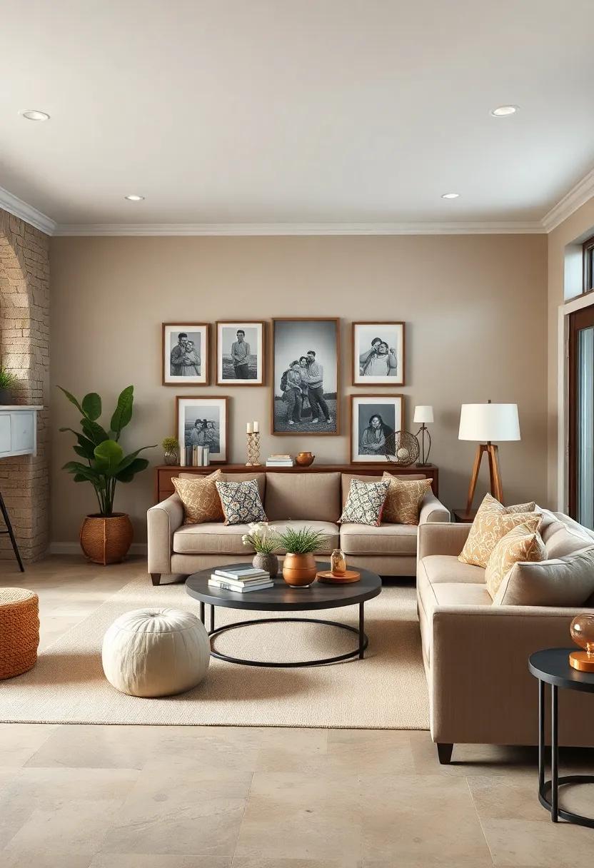 Personalize Your ​Space:​ Showcase family⁤ photos in taupe-toned ‍frames to evoke warmth⁢ and nostalgia