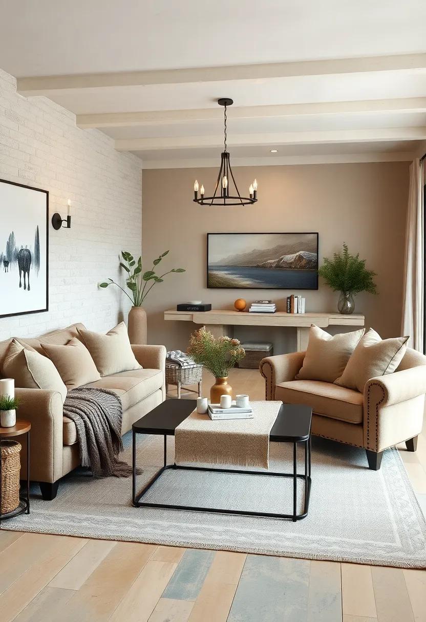 Layered ⁢Linens: Use⁢ taupe table runners or throws on coffee tables to ⁢invite a⁣ warm, welcoming feel