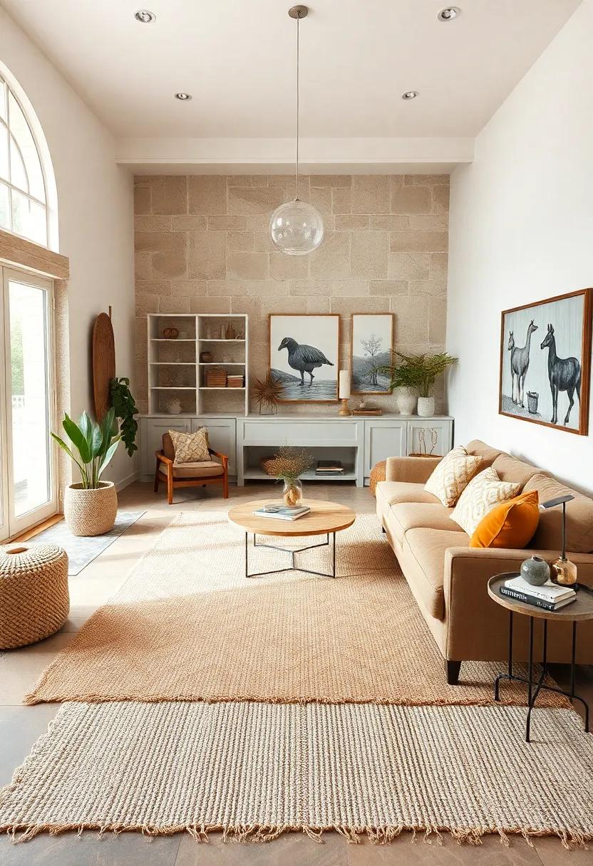 Cozy Rugs: Layer your⁣ floors ⁣with textured rugs in warm​ taupe ⁣to create a soft, ​inviting ​area for relaxation
