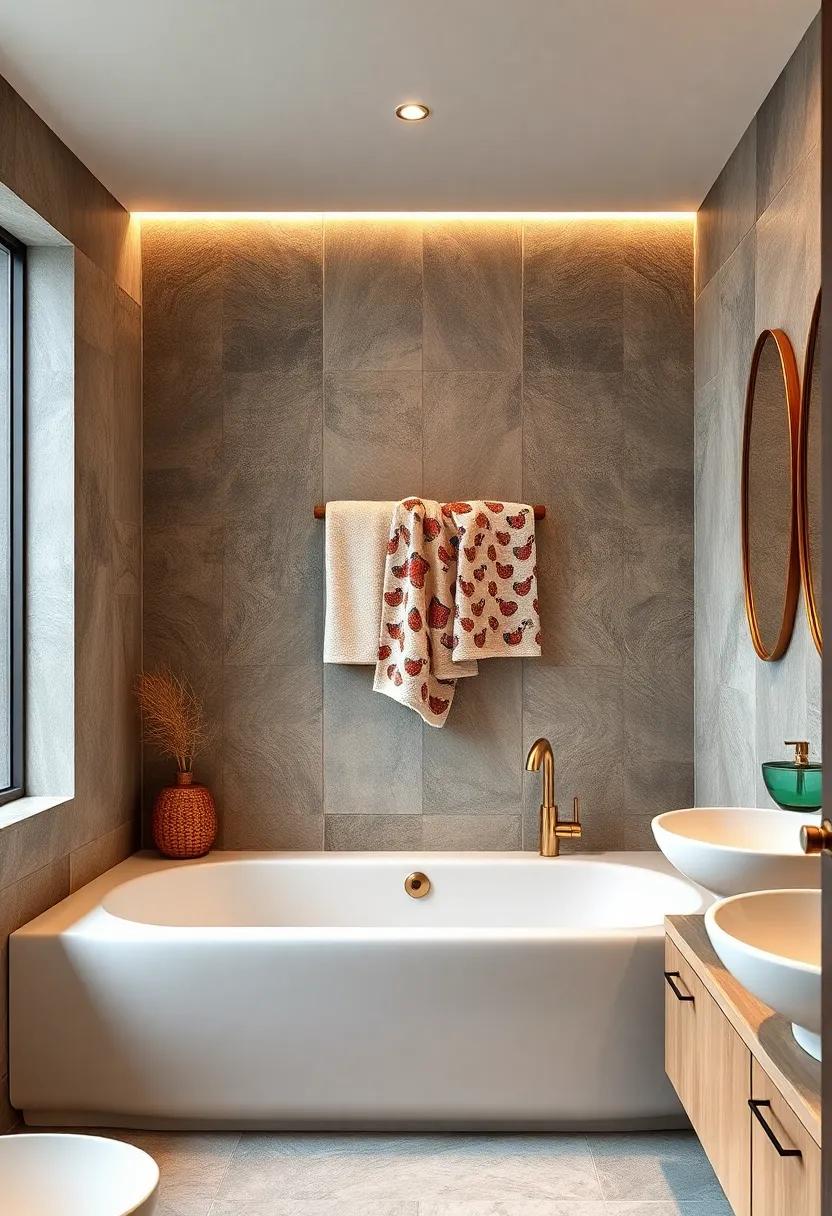 A⁤ small wall-mounted drying rack for⁤ bespoke washcloths,‌ featuring‍ funky designs