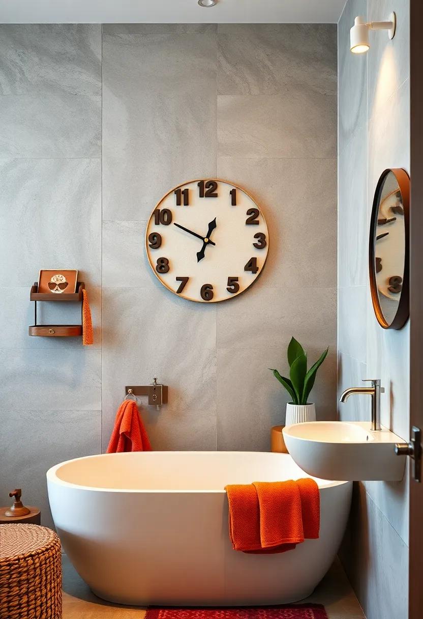 A whimsical wall clock that embodies a unique shape or character, making timekeeping fun