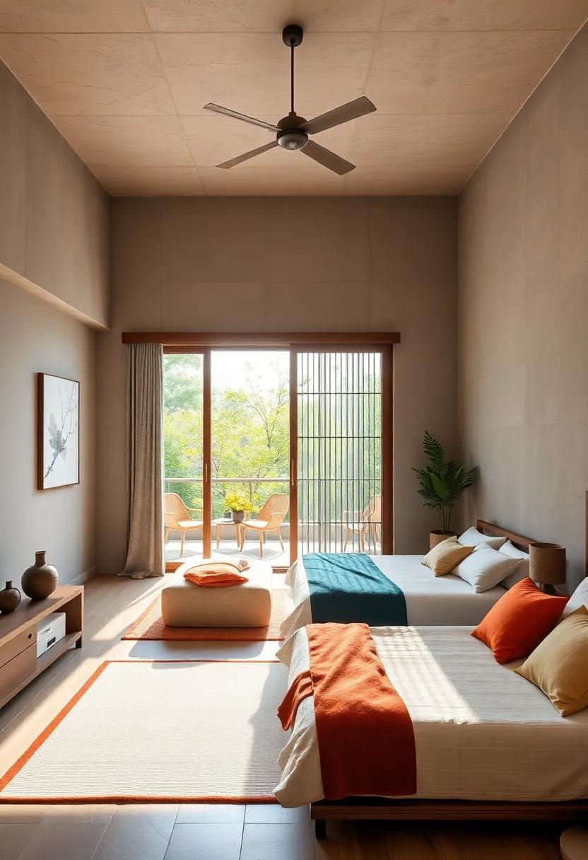 Indoor-Outdoor Flow: Use large sliding doors that open ⁣to a balcony or garden, promoting a seamless‌ connection between your indoor space ‌and nature