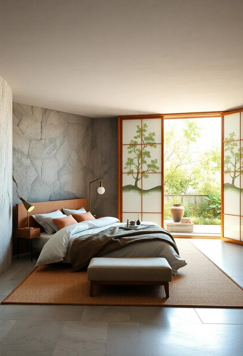 Japanese Garden Inspiration: Incorporate nature-inspired motifs ⁤into your sliding doors, bringing a piece of the serene outdoor landscape ⁤into your bedroom