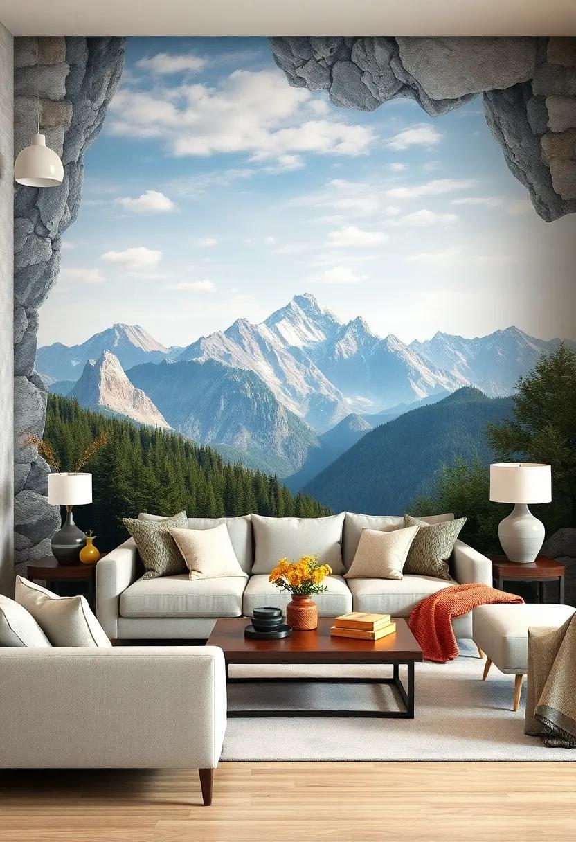 Majestic Mountain⁣ Views: Elevate your ⁣space with breathtaking wallpaper that captures the grandeur of towering ⁤mountains,making every ⁢day feel like a getaway
