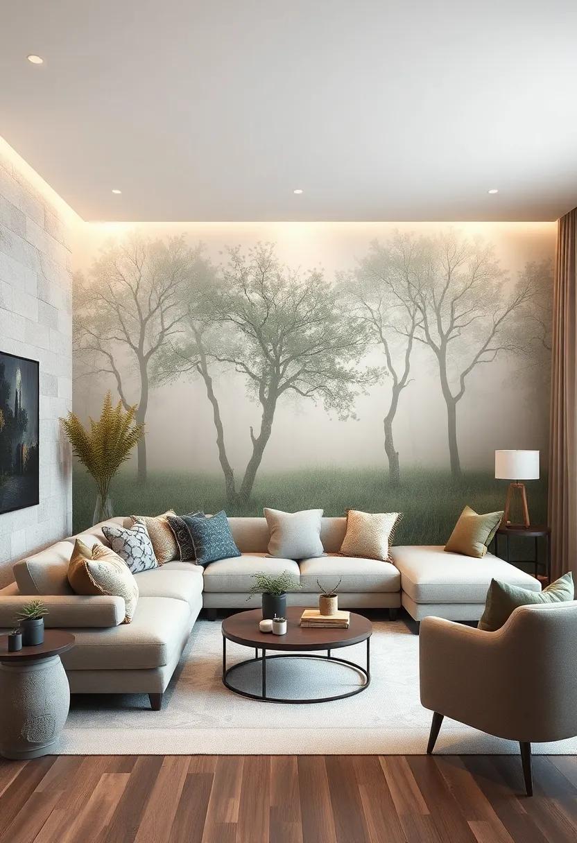 Meadow in Mist: Create a mystical atmosphere with a wallpaper ‌that captures a foggy ‌meadow,where ‍soft⁣ light filters‌ through trees,inviting serenity