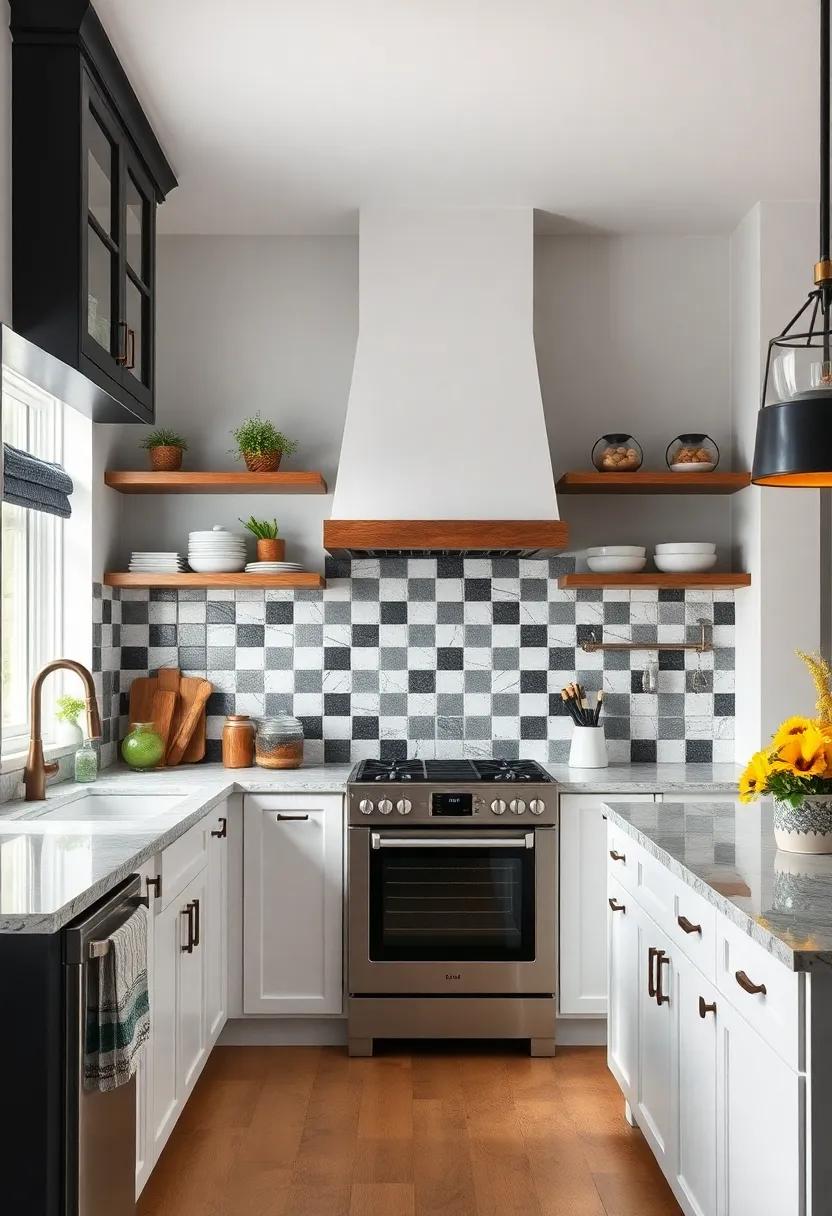 black and ‌White Checkered:‍ Achieve⁣ nostalgia ⁣with a black and white checkered pattern ⁣that exudes⁢ farmhouse⁤ style and flair