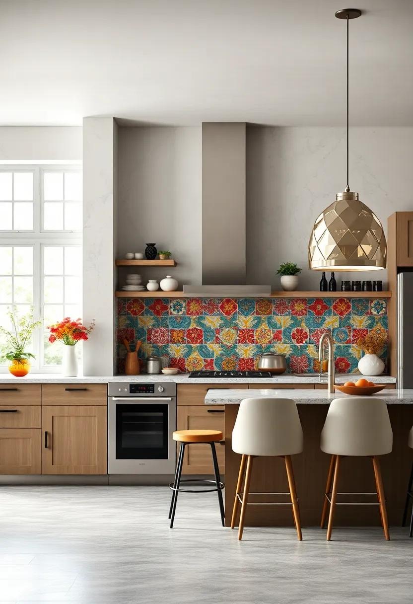 Colorful Hand-Painted Tiles: Showcase your personality with handcrafted, colorful tiles that tell a story and add cultural ⁤flair