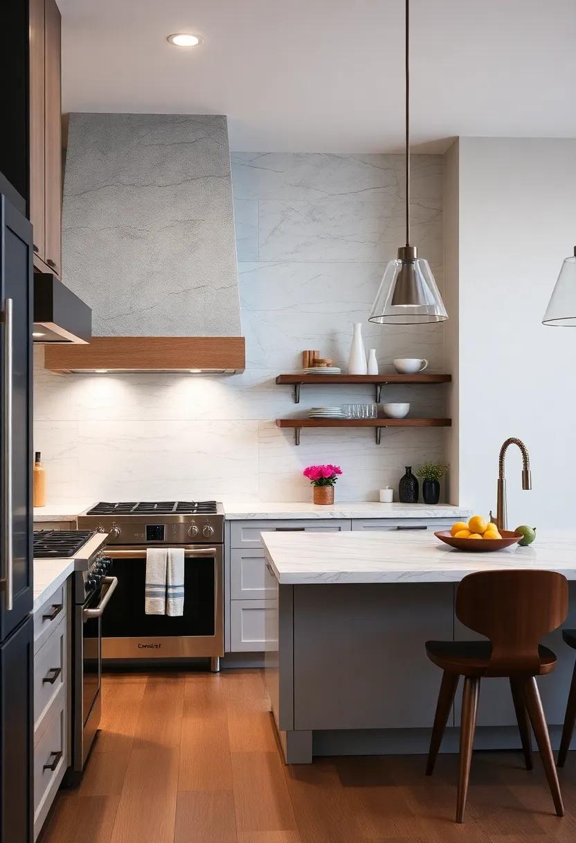 Natural ⁤Stone⁣ Slabs: ​Elevate your kitchen’s elegance with large,⁤ polished stone slabs⁣ that radiate sophistication and durability