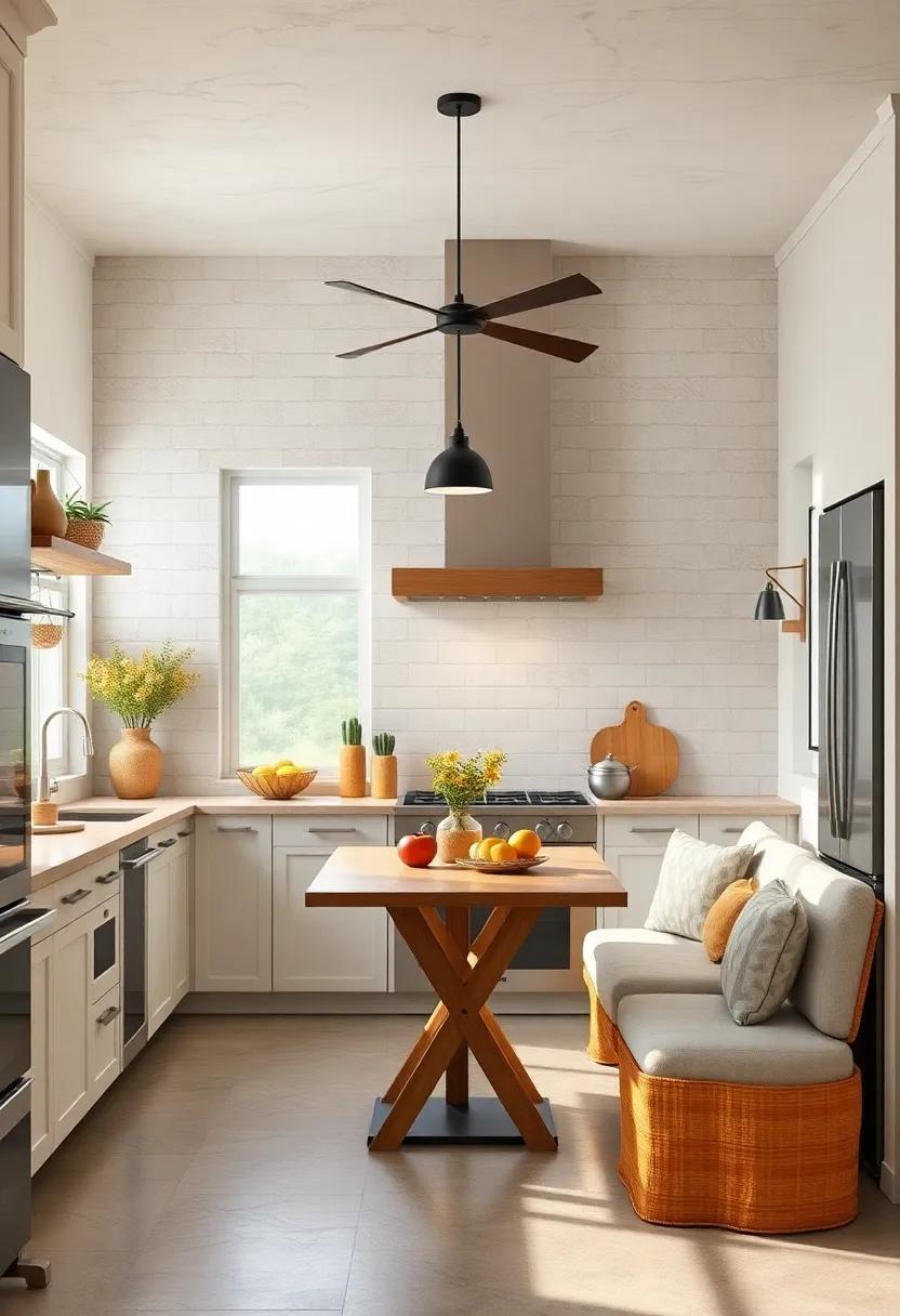cozy Nook: Create a comfy breakfast nook or seating area, perfect for enjoying your morning coffee or casual family meals