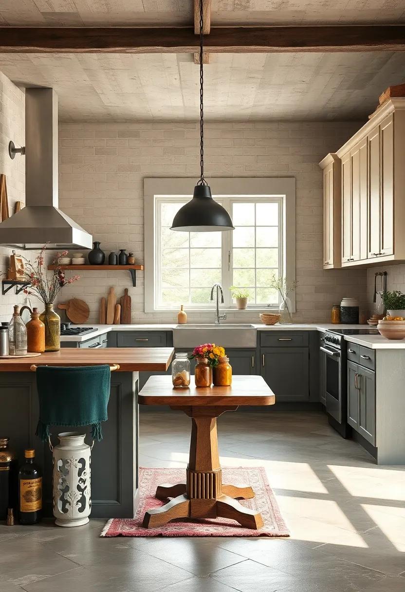 Vintage Accents:⁣ Scatter‍ vintage jars, scales, or kitchen tools ⁤throughout the space to infuse character and nostalgia