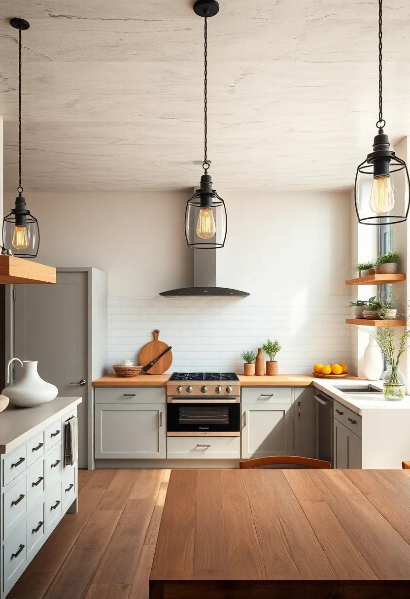 Vintage Lighting‍ Fixtures: Choose ⁤pendant lights or lanterns that echo vintage designs‌ to add character and a cozy ambience to the space