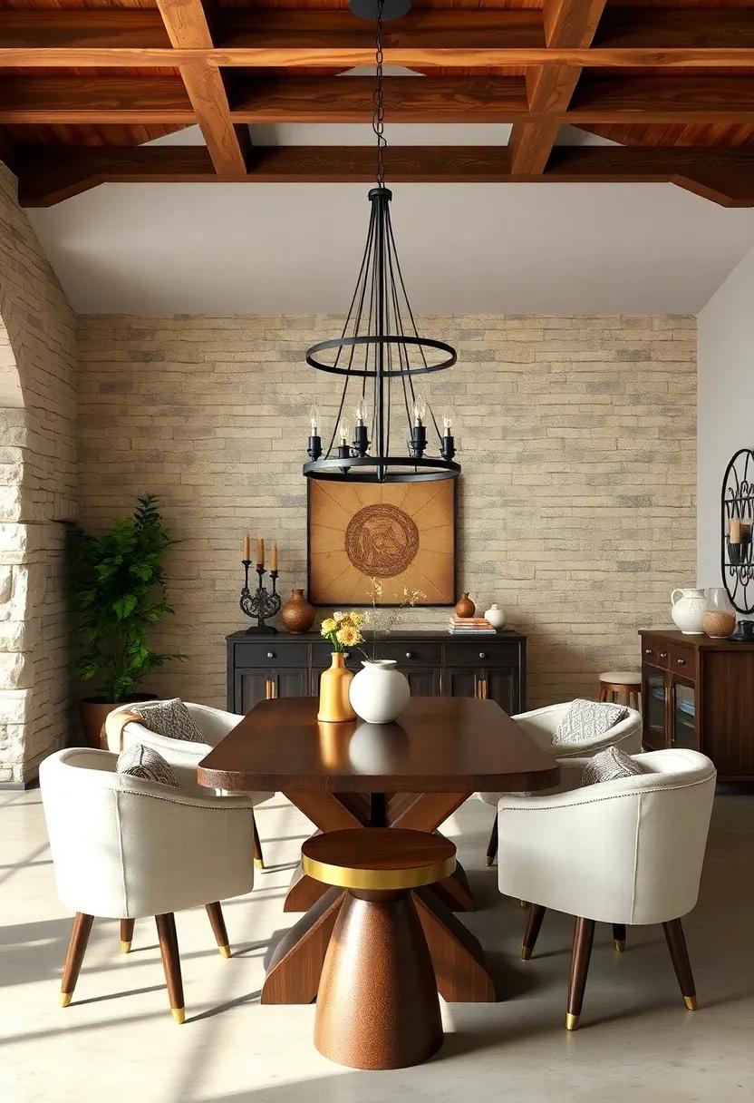 Add a statement light⁤ fixture: Hang⁣ a wrought-iron chandelier or​ a rustic pendant light to create⁣ a focal ​point ⁤that enhances⁣ the room's character