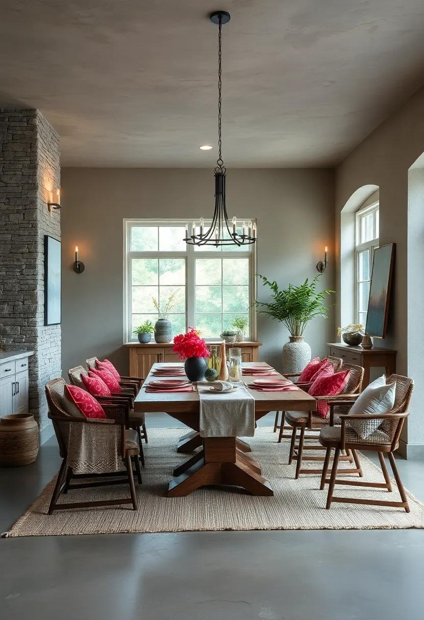 Customize with textiles: Use textured fabrics, ⁤like knitted throws or​ linen tablecloths, to add⁣ softness and comfort to the dining space