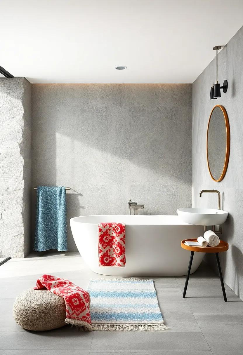 Layered Towels: Mix and ⁤match different⁤ patterned towels‌ to⁢ create a dynamic textile landscape that adds ‍visual ‌interest