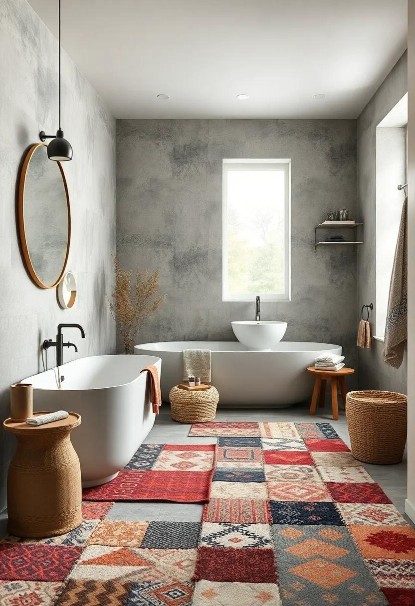 Patchwork Rugs: Incorporate eclectic patchwork rugs that add ⁢warmth and comfort ⁣underfoot while‌ showcasing‌ various⁢ patterns