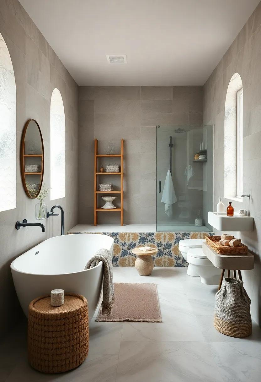 Vintage Finds: Seek out vintage patterned linens ​and textiles to add⁤ character and history to​ your bathroom⁣ decor