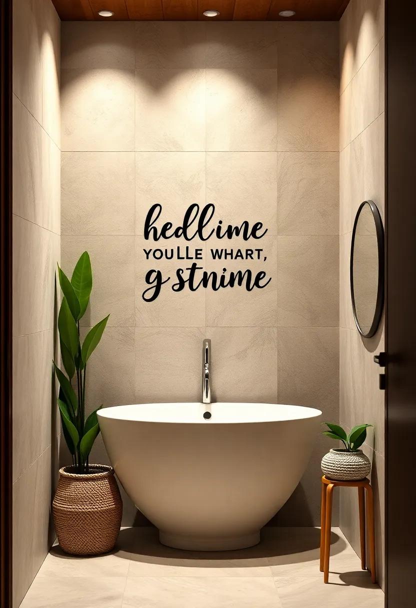 Use stick-on ⁢vinyl decals to create‍ an inspiring quote or design, providing motivation and⁤ warmth each‍ time you enter