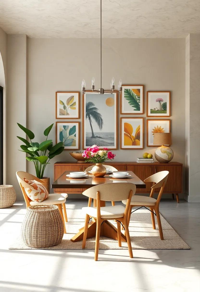 Create a Gallery Wall: Frame summer-themed art or photographs in a⁣ casual arrangement⁢ to ⁣evoke memories of lazy summer days