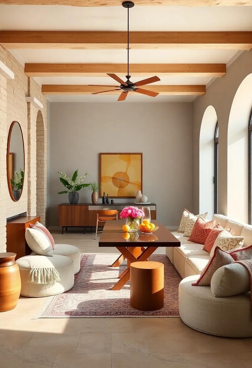 Implement Relaxed Seating: layer⁤ in poufs or ⁤oversized cushions for casual, ⁤comfortable seating that invites a laid-back summer vibe