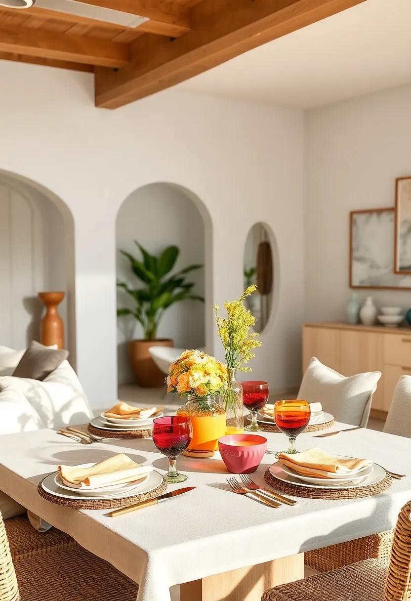 Revamp Your table⁣ Setting: Experiment with​ bold, mismatched tableware to ​celebrate an effortless, vibrant ​summer aesthetic