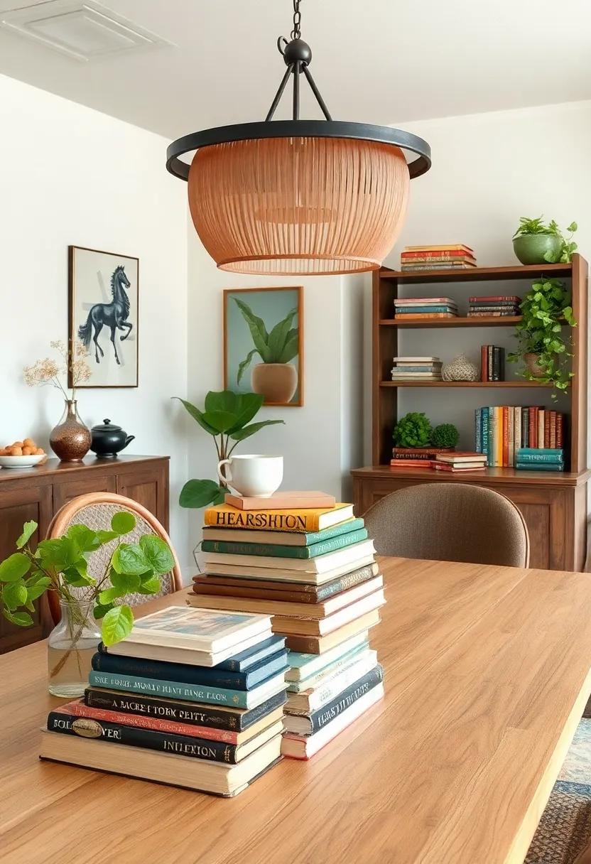 Vintage Books: Stack thrifted vintage⁣ books on your dining table or shelves to invite storytelling and⁤ make the space more inviting
