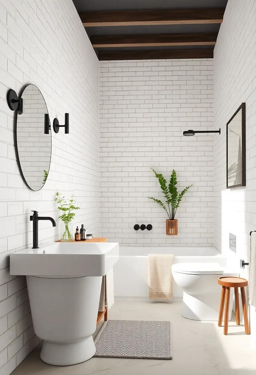 Embrace ​the ⁤Charm ‌of Subway Tiles: Classic white subway tiles can transform⁣ your bathroom into a timeless space that exudes elegance‍ and cleanliness