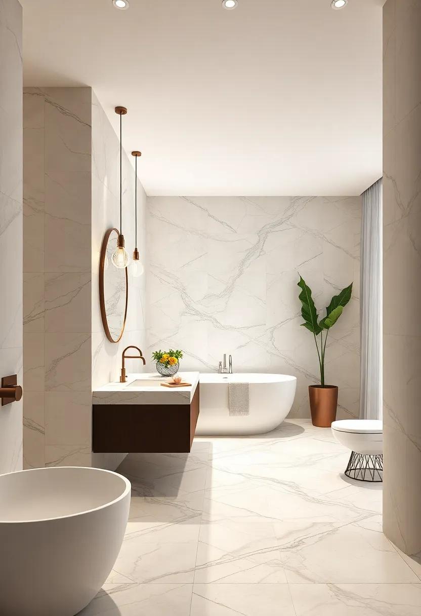 Marble Accents:⁣ Use marble‍ for countertops or flooring to achieve a high-end⁤ look that speaks to timeless elegance and durability