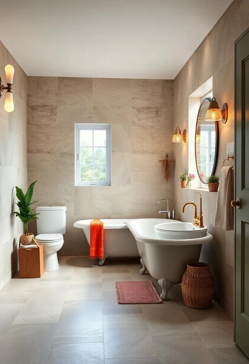 Vintage-Style Fixtures: Incorporate⁣ clawfoot tubs and ⁢pedestal ⁣sinks to⁤ bring​ a touch of vintage charm that never goes⁣ out of style