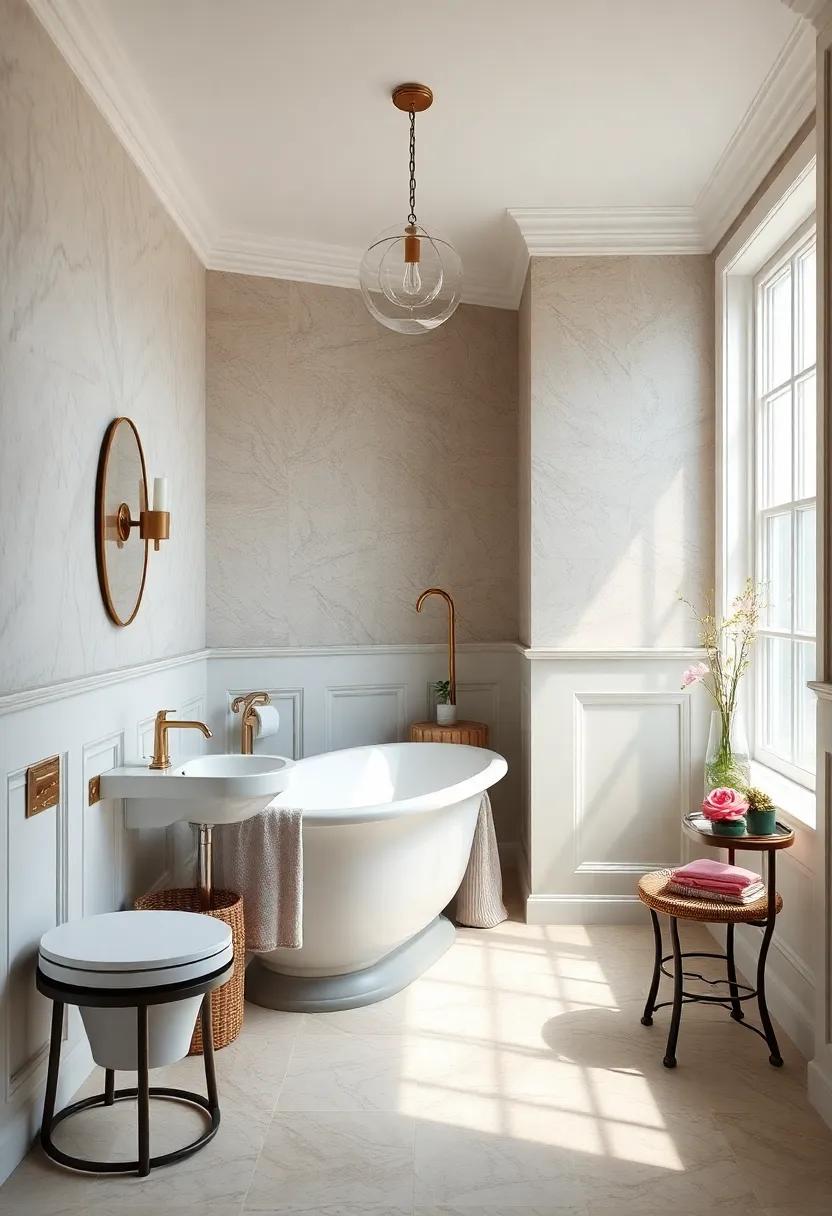 Wainscoting Wonders: Installing wainscoting creates a‍ sense ⁤of depth and character, adding a classic​ touch to your ⁢bathroom walls