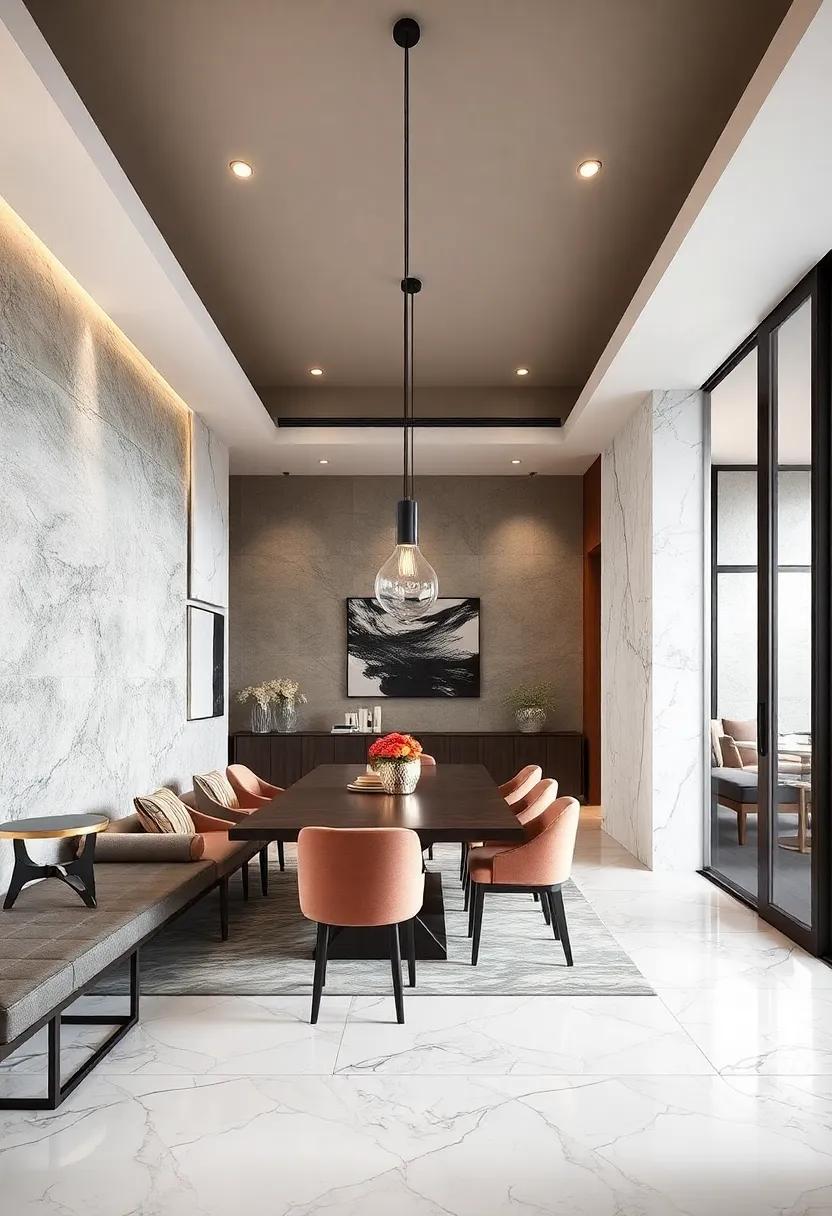 Mixed Materials: ⁤Combine marble ⁣elements with⁢ metals ​like gold or brass to create an⁤ opulent atmosphere that‌ speaks volumes of your taste