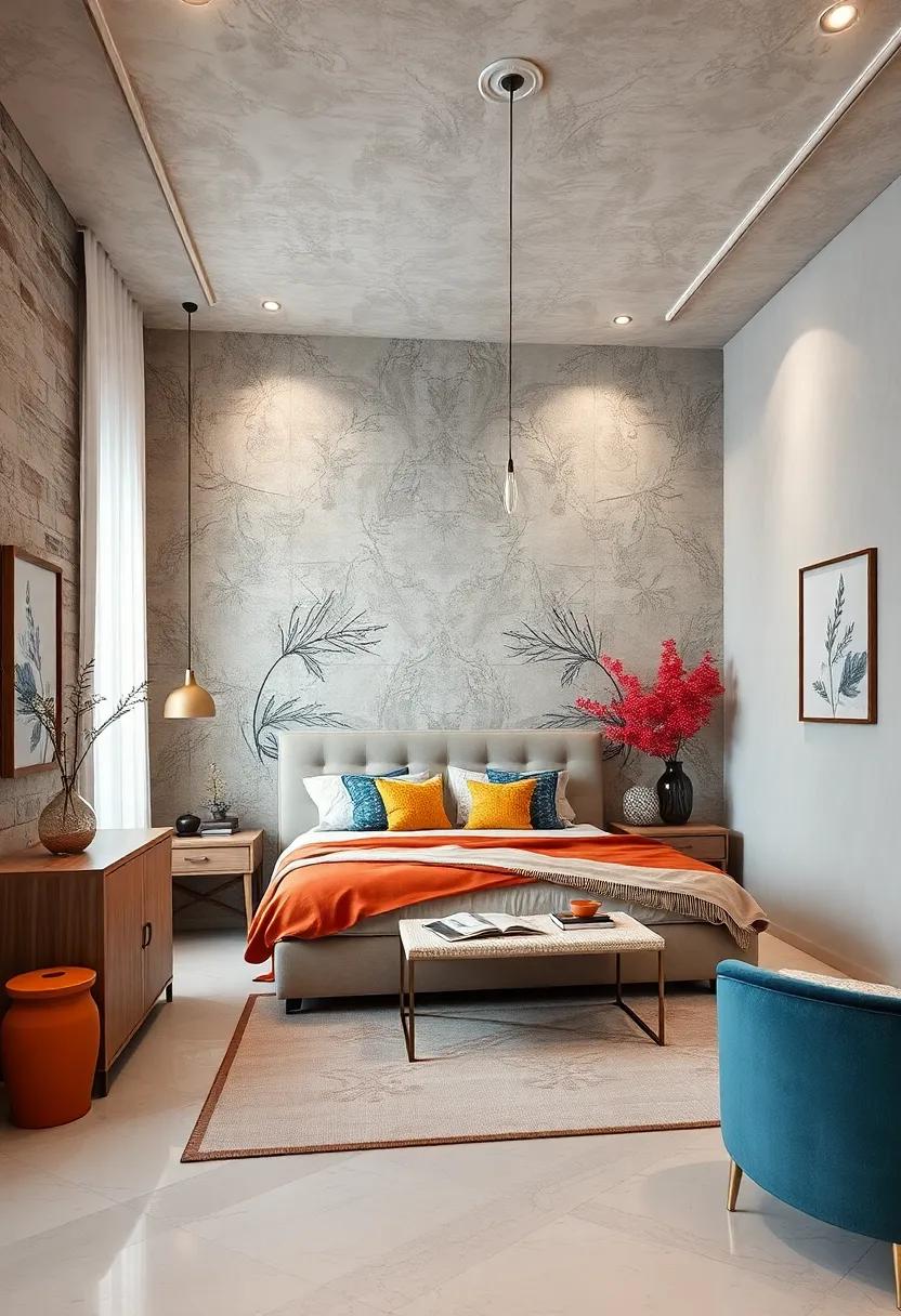 Stenciled Designs: Use⁢ stencils to add delicate ⁤patterns on⁣ your walls,⁣ creating a subtle and sophisticated ​touch