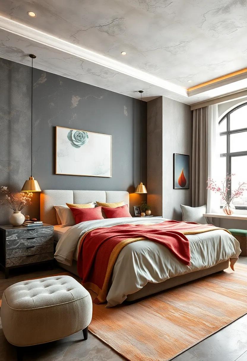Metallic Accents:‌ Incorporate metallic paints or⁢ finishes for an ‍elegant‌ touch that reflects ⁢light and adds glamour