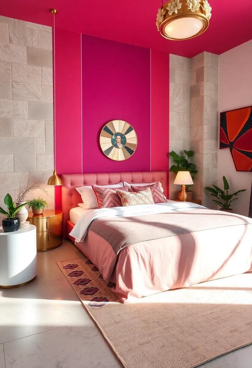 Rainbow ⁤delight: Infuse joy with a ⁤vibrant rainbow⁣ across the⁤ walls,⁢ celebrating⁢ color and ⁤positivity in your personal oasis