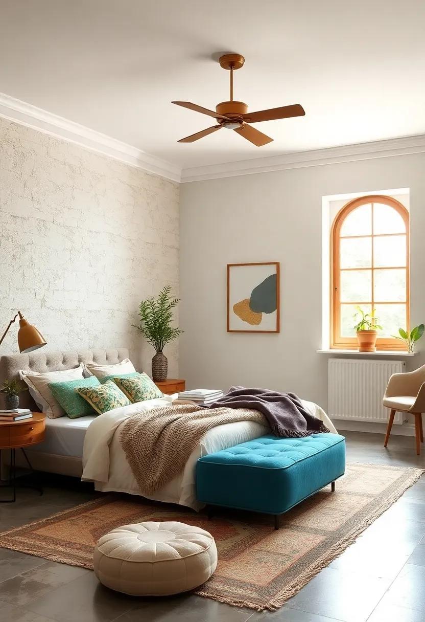 Folk Art Fusion: Incorporate folk art-inspired motifs and bright colors ​for​ a ‌cheerful, ⁤cultural ⁢influence in ‍your sanctuary