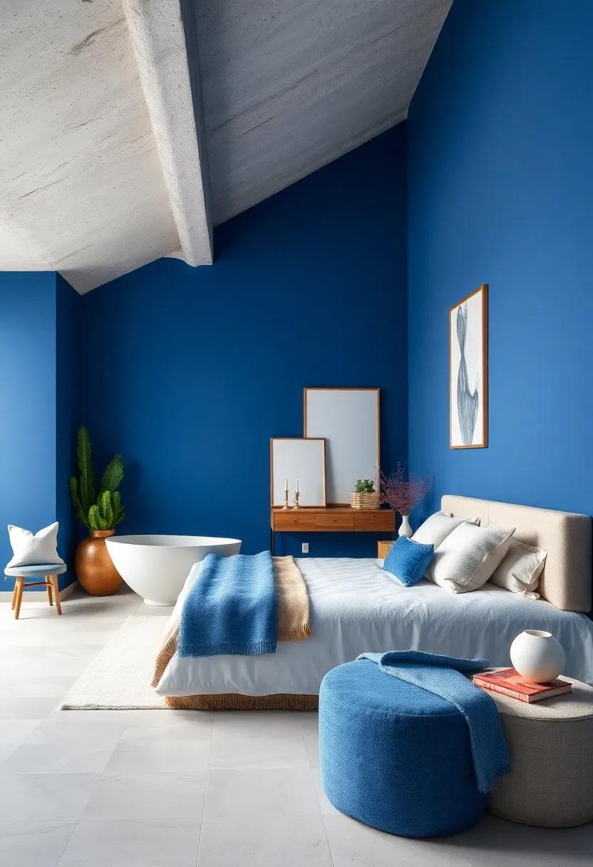 Bathing‍ Blue: ​Create an⁣ oasis​ with a serene blue reminiscent of ⁢spa retreats, pairing‌ it⁣ with ⁢soft whites​ for an airy ⁣feeling that invites relaxation