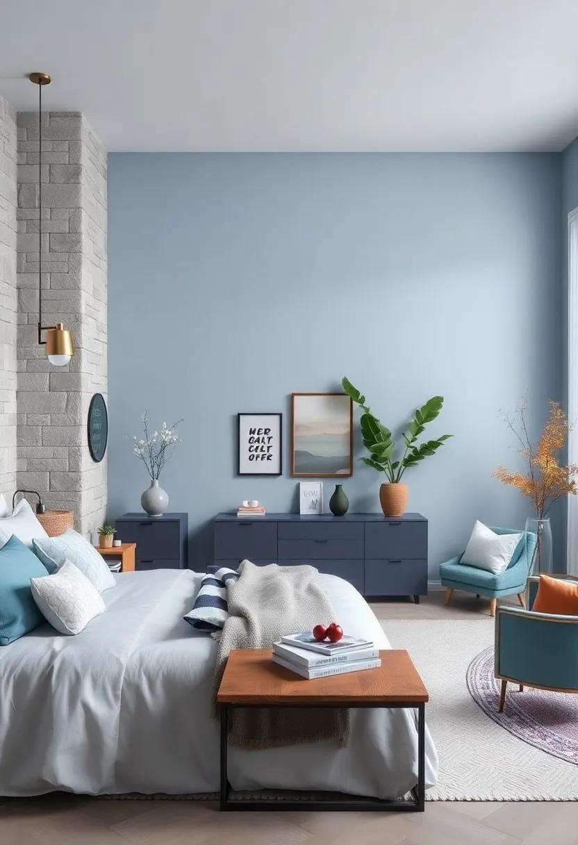 misty Morning: Opt for a light, misty ‌blue with hints of ⁤gray for a⁤ sophisticated palette that‍ brings ⁣a touch⁢ of elegance to your serene⁣ space