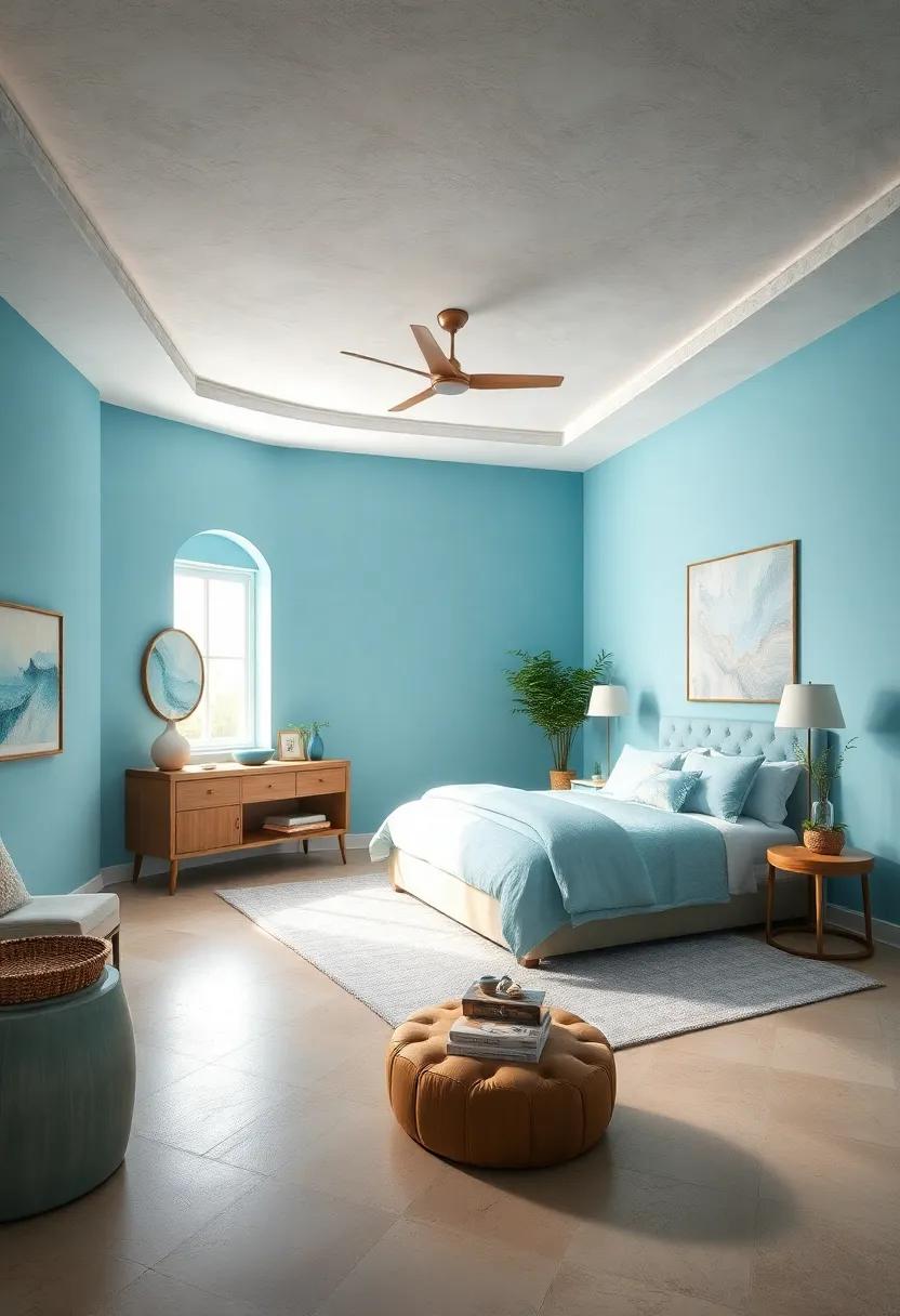 Ocean⁣ Breeze:‌ Incorporate a refreshing aqua shade ​for⁤ a beach-inspired ⁤look, perfect for‍ evoking the calming essence of the sea